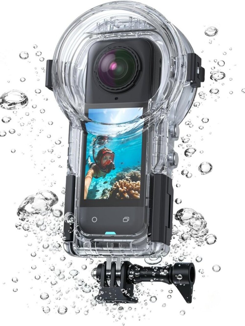 Waterproof 60M Dive Case for Insta360 X5 | Underwater Housing for Snorkeling